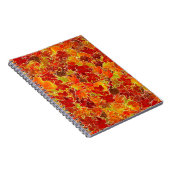 Glittery Fall Maple Blätter Notizblock (Rechte Seite)