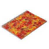 Glittery Fall Maple Blätter Notizblock (Linke Seite)