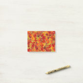 Glittery Fall Maple Blätter Post-it Klebezettel (Auf Schreibtisch)