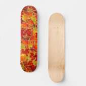 Glittery Fall Maple Blätter Skateboard (Vorderseite)