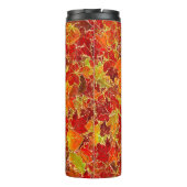 Glittery Fall Maple Blätter Thermosbecher (Rückseite)