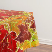 Glittery Fall Maple Blätter Tischdecke (Beispiel)