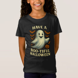 Glittery Ghost "Habe ein wunderschönes Halloween" T-Shirt