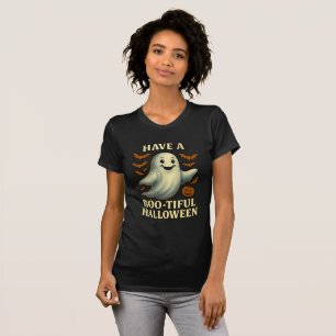 Glittery Ghost Halloween T-Shirt