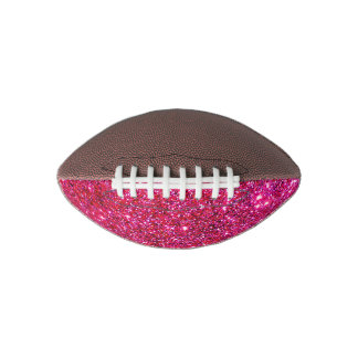 Glittery Glam Football Pink Sparkly Cute Ohrts