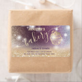 Glittery glitzernde Goldkuchen Koch Skriptbackerei (Insitu)