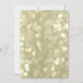 Glittery Gold Abschluss Foto Ankündigung (Rückseite)