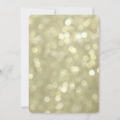 Glittery Gold Abschluss Foto Ankündigung (Rückseite)