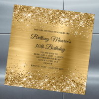 Glittery Gold Foil 30. Geburtstag