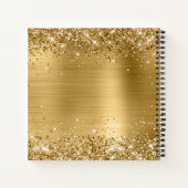 Glittery Gold Foil 50 & Fabulous Guest Notizblock (Rückseite)