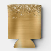 Glittery Gold Foil Blank Dosenkühler (Rückseite)
