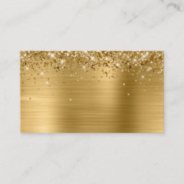 Glittery Gold Foil Blank Platzkarte