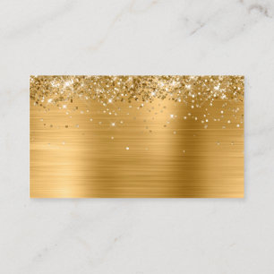 Glittery Gold Foil Blank Platzkarte
