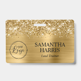 Glittery Gold Foil Logo Ausweis