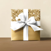 Glittery Gold Glam Geschenkpapier