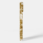Glittery Gold Glam Girly Swash Signature Case-Mate iPhone Hülle (Rückseite / Rechts)