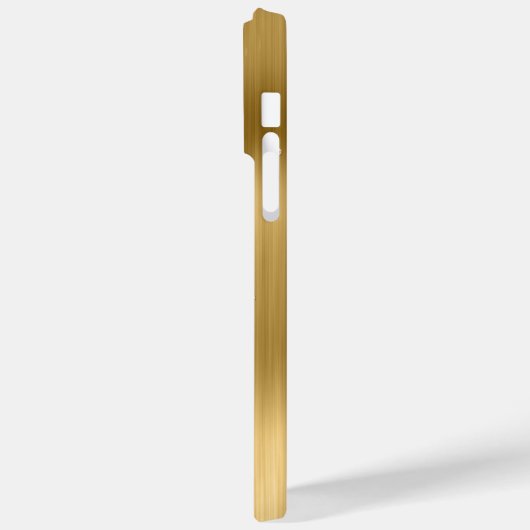 Glittery Gold Glam Moderne Girly Signature Case-Mate iPhone Hülle (Rückseite / Links)