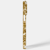 Glittery Gold Glam Moderne Girly Signature Case-Mate iPhone Hülle (Rückseite / Rechts)