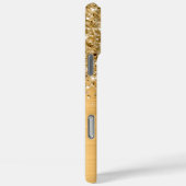 Glittery Gold Glam Moderner Name Case-Mate iPhone Hülle (Rückseite / Rechts)