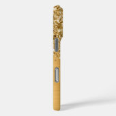 Glittery Gold Glam Name Case-Mate iPhone Hülle (Rückseite / Rechts)