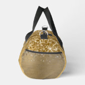 Glittery Gold Glam Name Duffle Bag (Rechts)