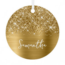 Glittery Gold Glam Name