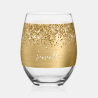 Glittery Gold Glam Name
