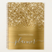Glittery Gold Glam Planer (Vorderseite)