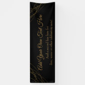 Glittery Gold Light Strings Ihren eigenen Text hin Banner (Vertikal)