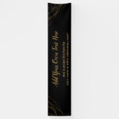 Glittery Gold Light Strings Ihren eigenen Text hin Banner (Vertikal)