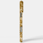 Glittery Gold Metallic Girly Signature Case-Mate iPhone Hülle (Rückseite / Rechts)