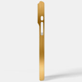 Glittery Gold Metallic Girly Signature Case-Mate iPhone Hülle (Rückseite / Links)