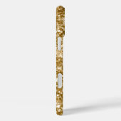 Glittery Gold Metallic Girly Signature Case-Mate iPhone Hülle (Rückseite / Rechts)