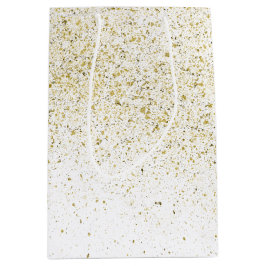 Glittery Gold Mittlere Geschenktüte