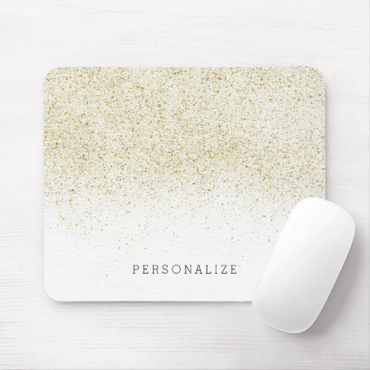 Glittery Gold Mousepad (Mit Mouse)