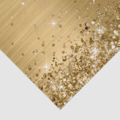 Glittery Gold Ombre Foil Seidenpapier (Detail)