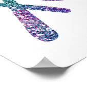 Glittery Hugs and Kisses Poster (Ecke)