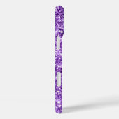 Glittery Indigo Lila Girly Signature Case-Mate iPhone Hülle (Rückseite / Rechts)