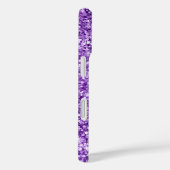 Glittery Indigo Lila Glam Girly Signature Case-Mate iPhone Hülle (Rückseite / Rechts)
