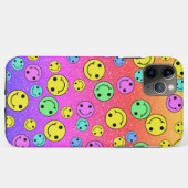 Glittery lächelnde Gesichter Case-Mate iPhone Hülle (Rückseite (Horizontal))