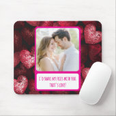 Glittery Liebe meine Freunde teilen Mousepad (Mit Mouse)