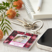 Glittery Liebe Meine Freunde teilen Schlüsselanhänger (Vorderseite rechts)