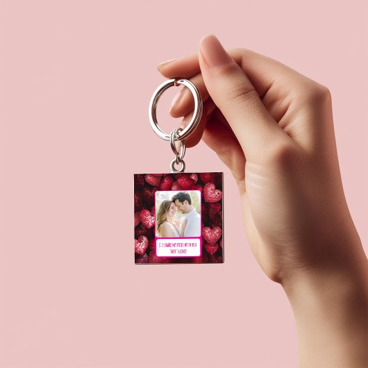 Glittery Liebe Meine Freunde teilen Schlüsselanhänger