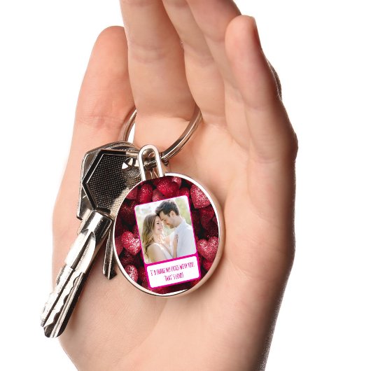 Glittery Liebe Meine Freunde teilen Schlüsselanhänger