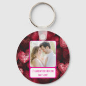 Glittery Liebe Meine Freunde teilen Schlüsselanhänger (Vorderseite)