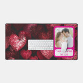 Glittery Liebe Meine Freunde teilen Schreibtischunterlage (Tastatur & Maus)