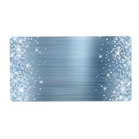 Glittery Light Blue Imitats Foil (Vorne)