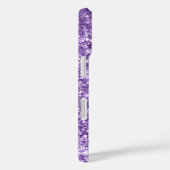 Glittery Lila Foil Girly Name Case-Mate iPhone Hülle (Rückseite / Rechts)