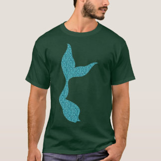 Glittery Mermaid Schwanz T-Shirt