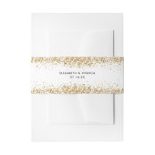 Glittery Monogram Bly Band Imitats Gold Glitzer (Vorderseite Beispiel)